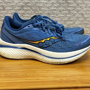 Saucony Womens Size 7.5 Endorphin Speed 3 Running Shoes Blue Yellow S10756-30